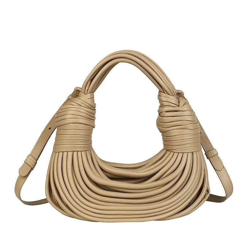 Handwoven Noodle Shoulder Bag