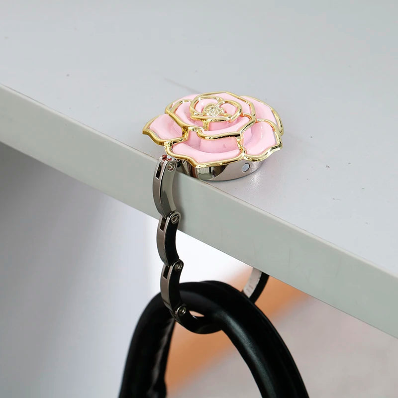 Pretty Rose Handbag Hook