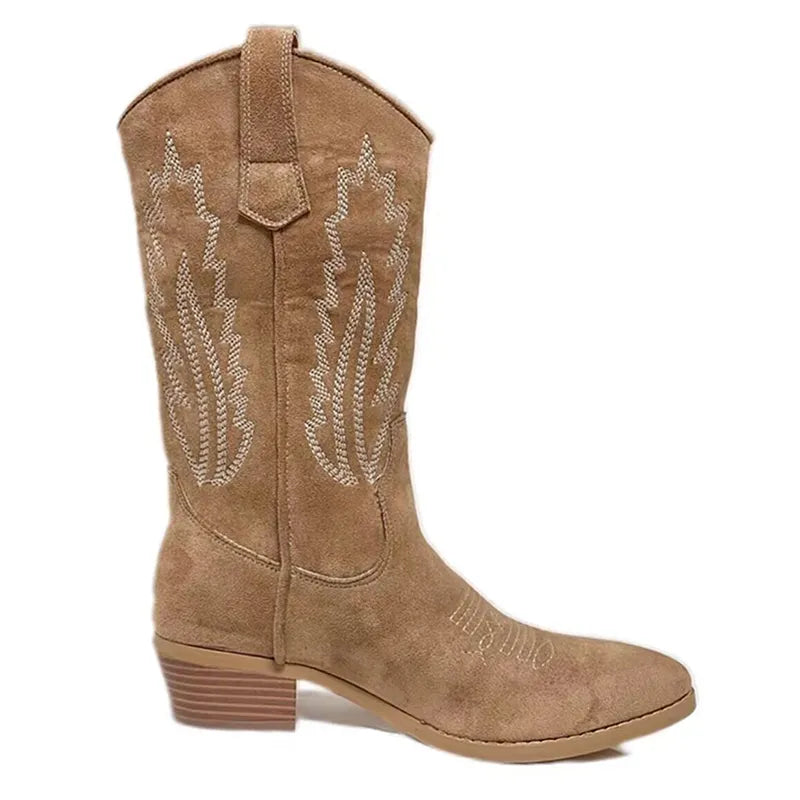 Staci Embroidered Cowgirl Boots