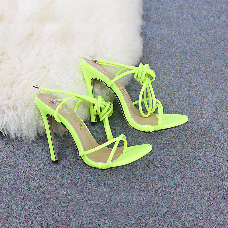 Chi Chi Candy Ankle Strap Heels