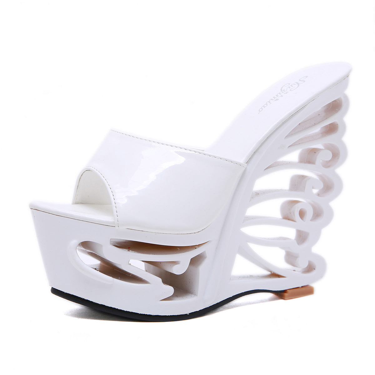 Daphne Butterfly Back Wedge Sandals
