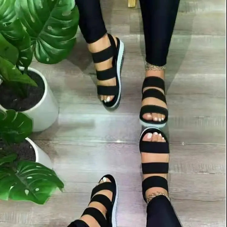Candice Cross Strap Sandals